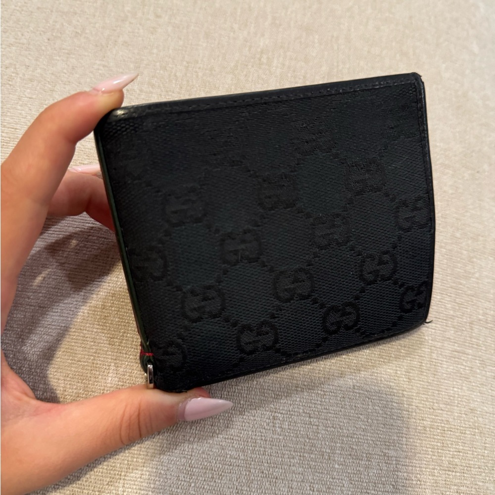 Gucci Black Monogram Wallet